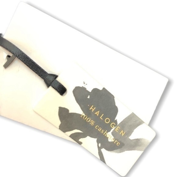 Halogen Charcoal Grey 100% Cashmere Scarf New - Picture 8 of 9